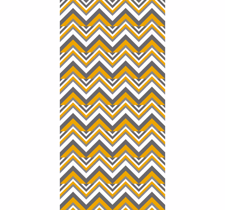 Carta da parati camera stile chevron - TenStickers