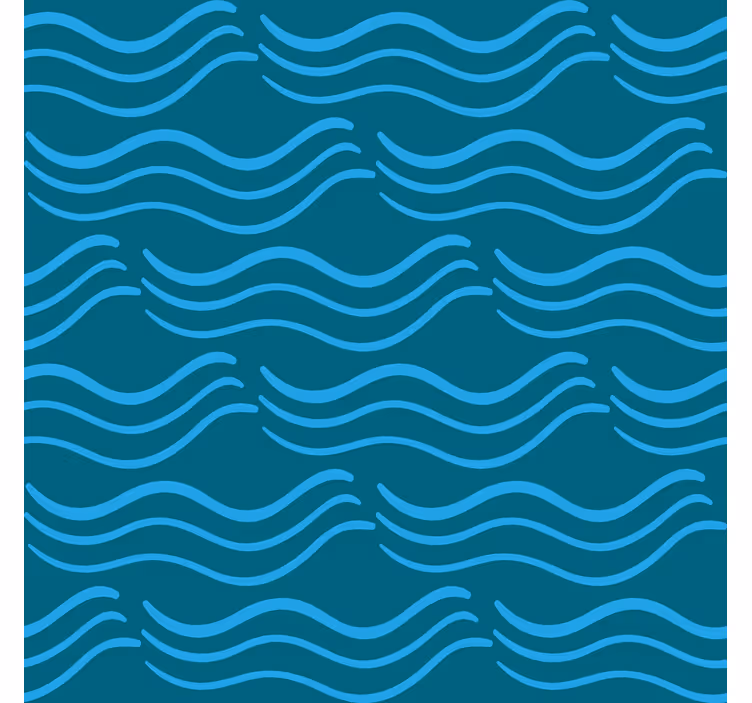 Carta da parati camera motivi acquatici fluttuanti - TenStickers