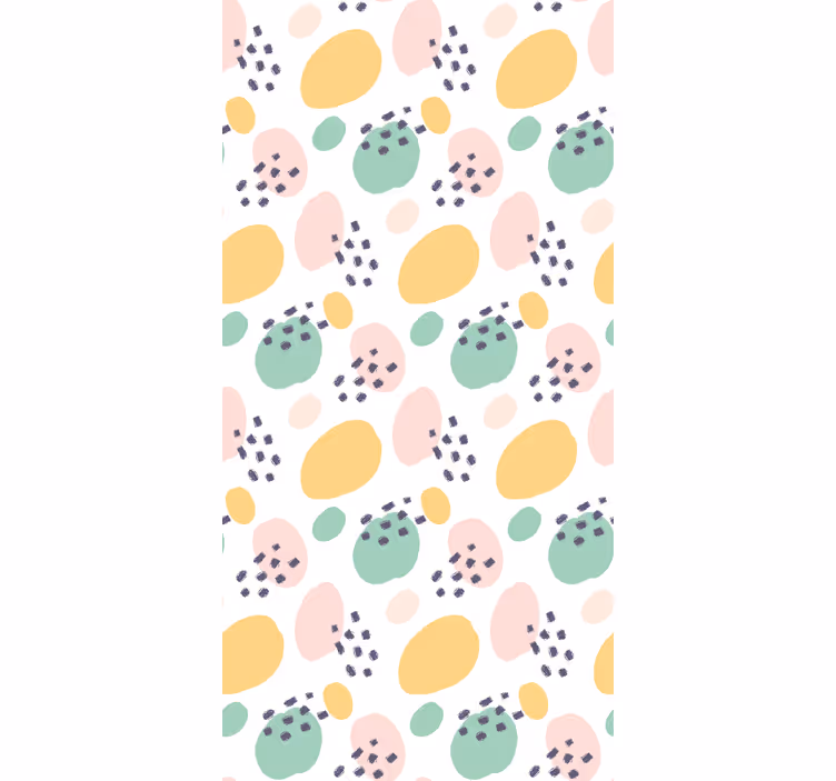 Carta da parati texture forme d'arte pastello - TenStickers