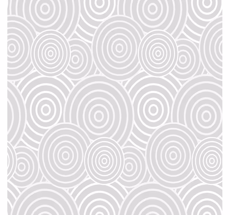 Carta da parati camera motivo a linee circolari - TenStickers