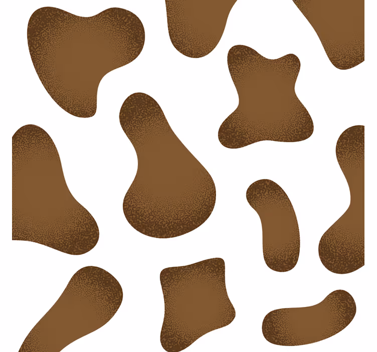 Carta da parati animali motivo astratto pelle di mucca - TenStickers