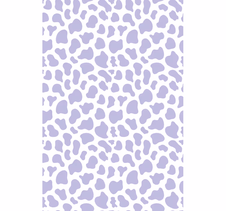Carta da parati animali stampa mucca viola - TenStickers