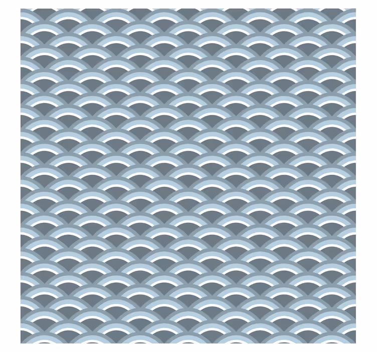Carta da parati animali motivo pelle di serpente blu - TenStickers