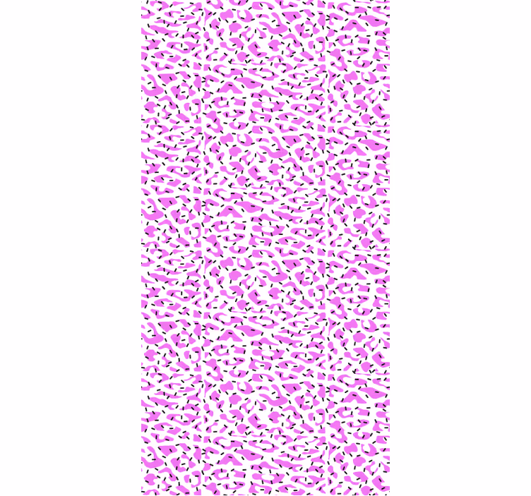 Carta da parati animali motivo leopardato fucsia - TenStickers
