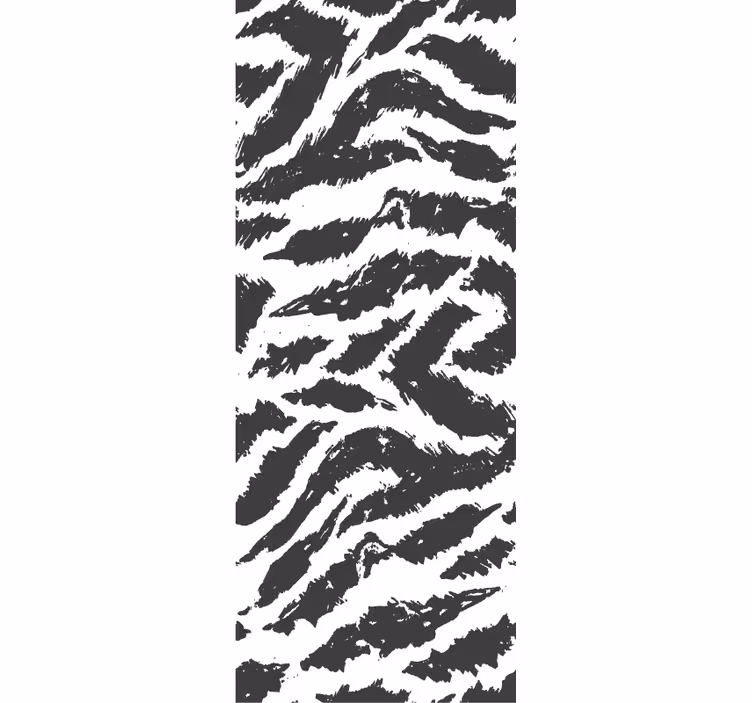 Carta da parati animali concetto strisce zebra - TenStickers