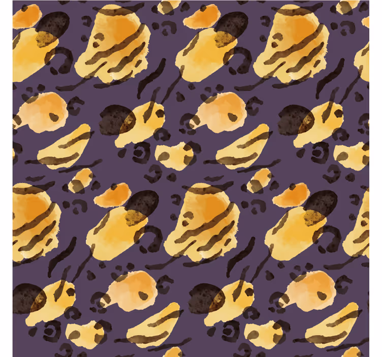 Carta da parati animali macchie di tigre - TenStickers