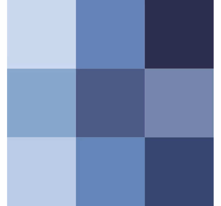 Carta da parati ufficio piastrella moderna blu - TenStickers