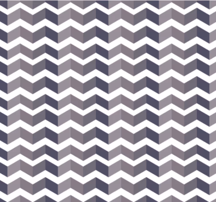 Carta da parati corridoio eleganza a zig zag - TenStickers