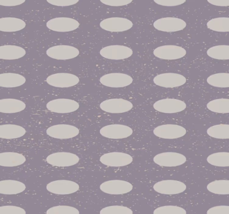 Carta da parati corridoio cerchi grigi e viola - TenStickers