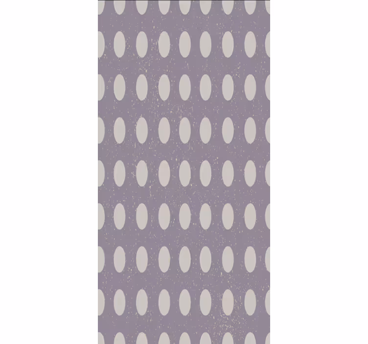 Carta da parati sala da pranzo cerchi grigi e viola - TenStickers
