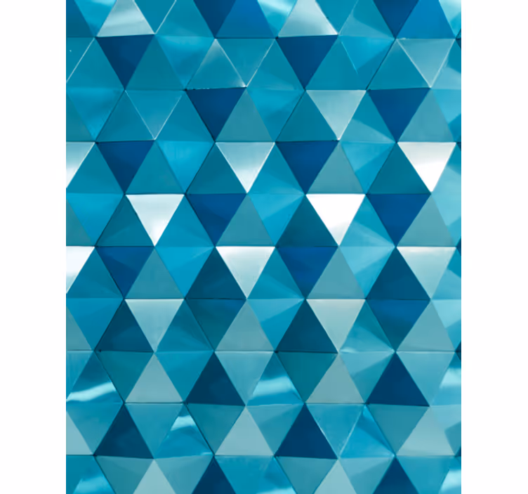 Carta da parati geometrica piastrelle triangolari - TenStickers