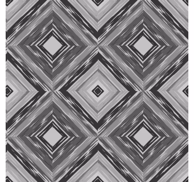 Carta da parati geometrica illusione diamante - TenStickers