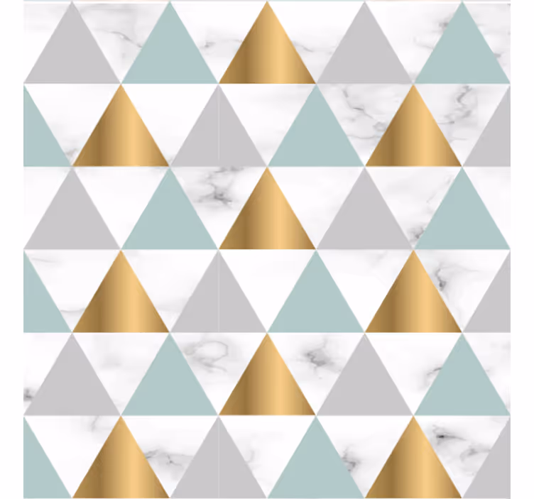 Carta da parati geometrica triade geometrica - TenStickers