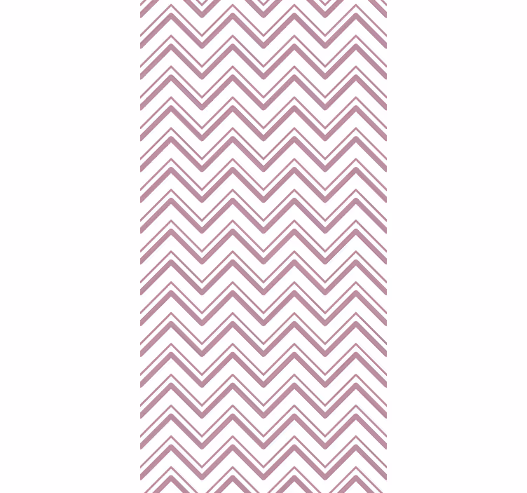 Carta da parati geometrica zigzag a chevron - TenStickers