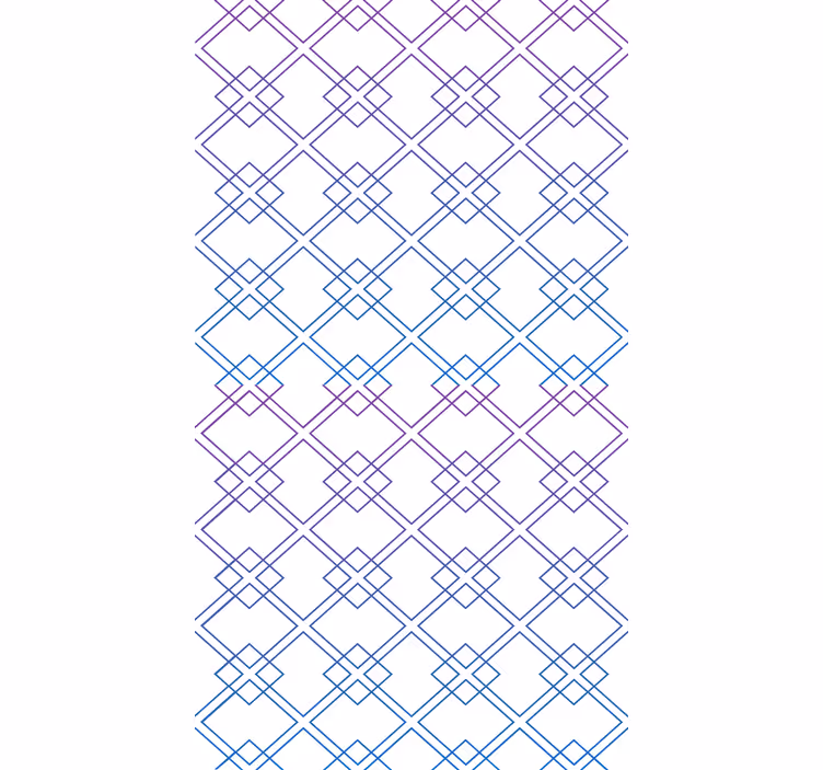 Carta da parati geometrica diamanti e linee - TenStickers