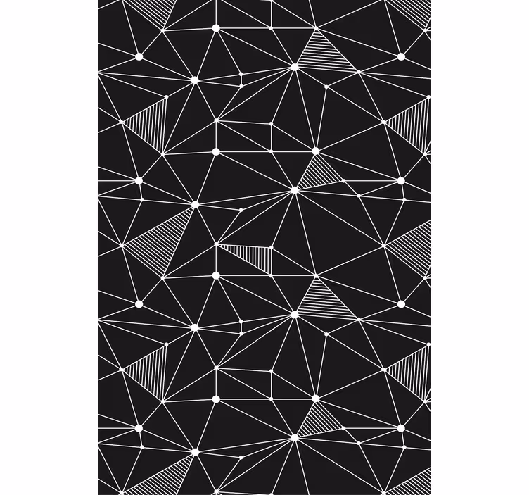 Carta da parati geometrica forme geometriche audaci - TenStickers