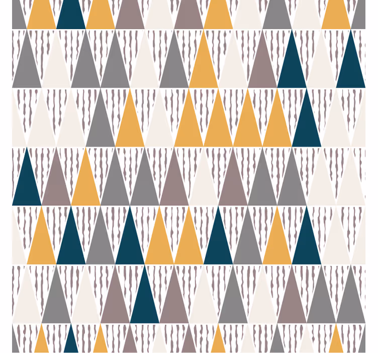 Carta da parati geometrica segmenti di colore triangolari - TenStickers