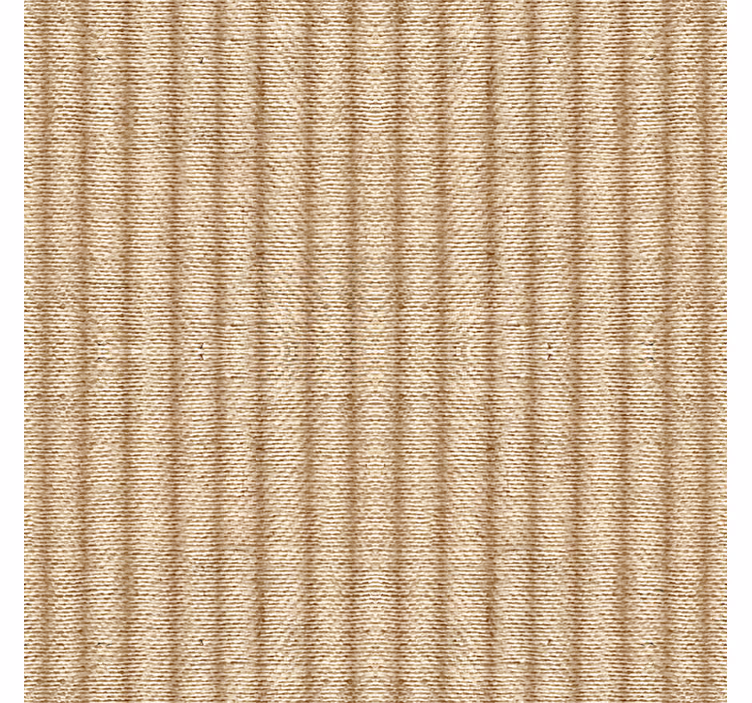 Carta da parati camera da letto juta marrone realistica - TenStickers