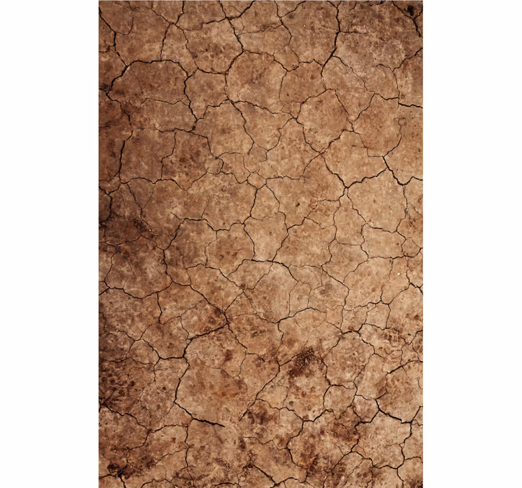 Carta da parati moderna texture effetto erosione screpolato - TenStickers