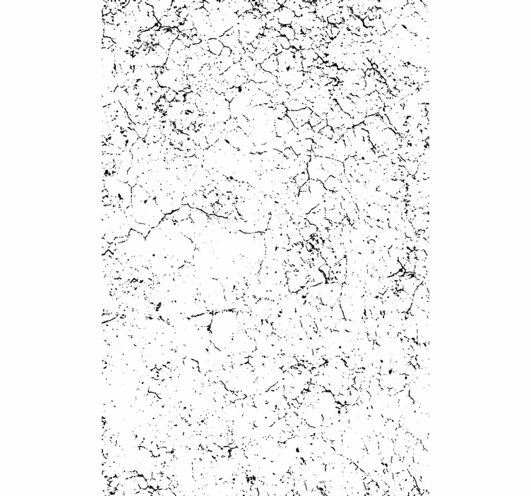 Carta da parati effetto marmo superficie bianca screpolata - TenStickers