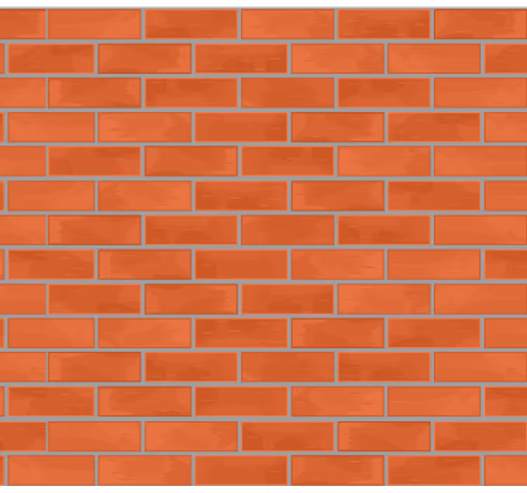 Carta da parati effetto pietra motivo mattoni rossi - TenStickers
