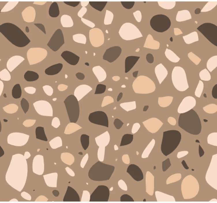 Carta da parati effetto pietra ciottoli astratti - TenStickers