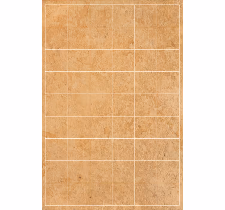 Carta da parati effetto piastrelle quadrati beige chiaro - TenStickers