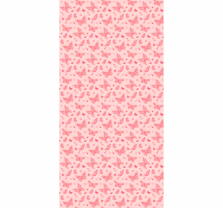 Carta da parati cameretta rosa - TenStickers