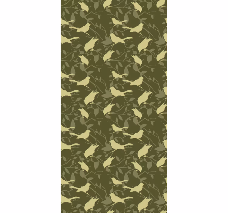 Carta da parati cameretta stile vittoriano verde - TenStickers