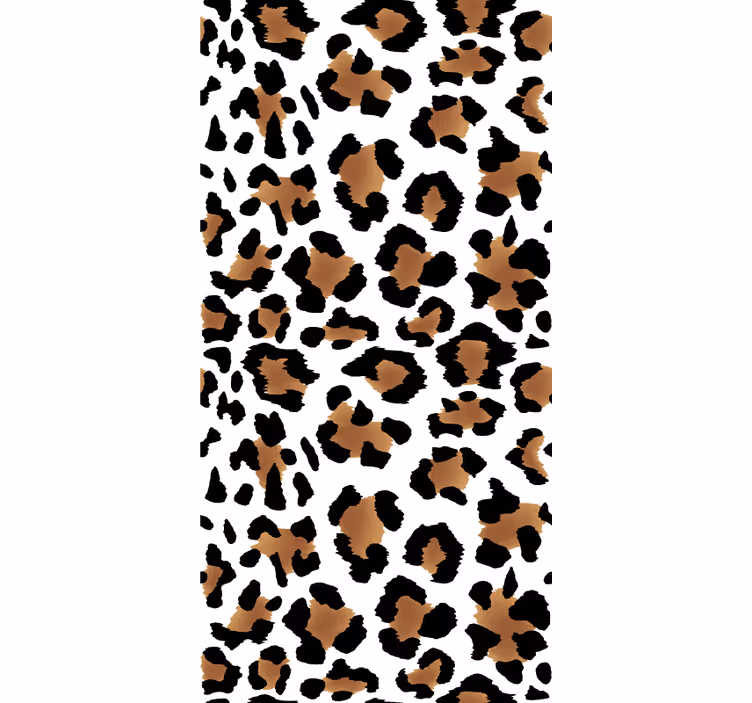Carta da parati cameretta motivo macchie di leopardo - TenStickers