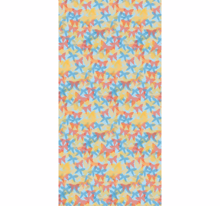 Carta da parati farfalle volanti multicolore - TenStickers