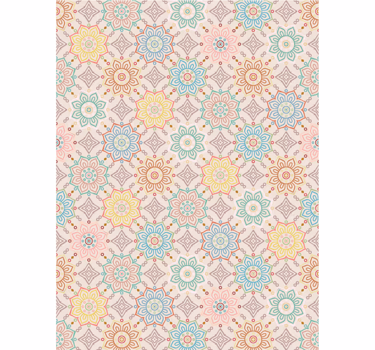Carta da parati corridoio stile "granny chic" - TenStickers