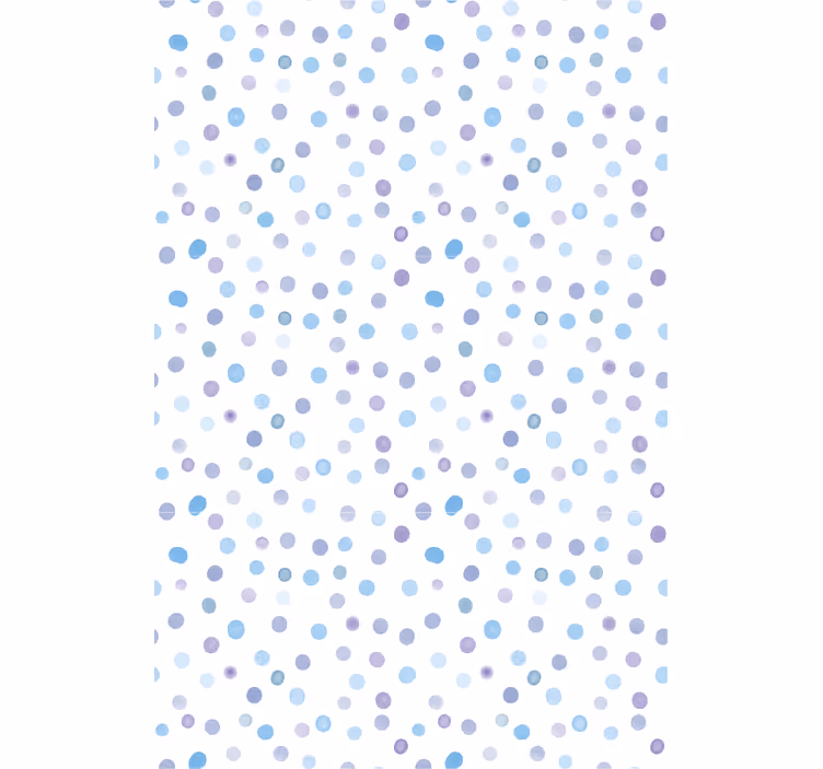 Carta da parati nordica a pois colorati - TenStickers