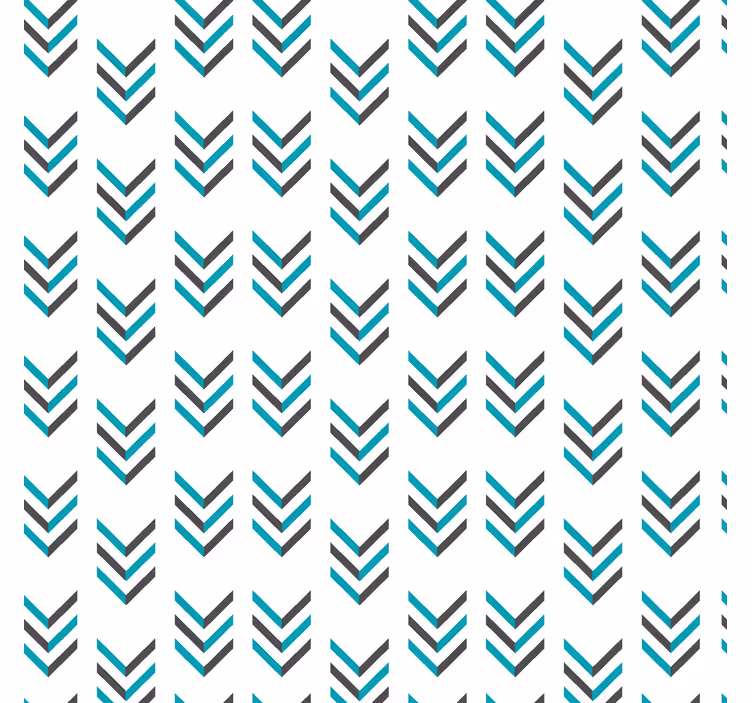 Carta da parati nordica frecce blu - TenStickers