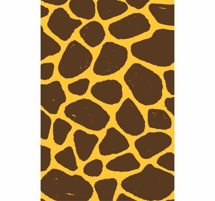 Carta da parati soggiorno stampa giraffa - TenStickers