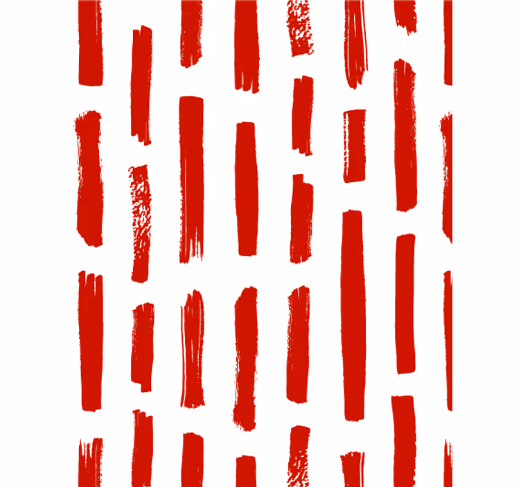 Carta da parati soggiorno righe rosse e bianche - TenStickers
