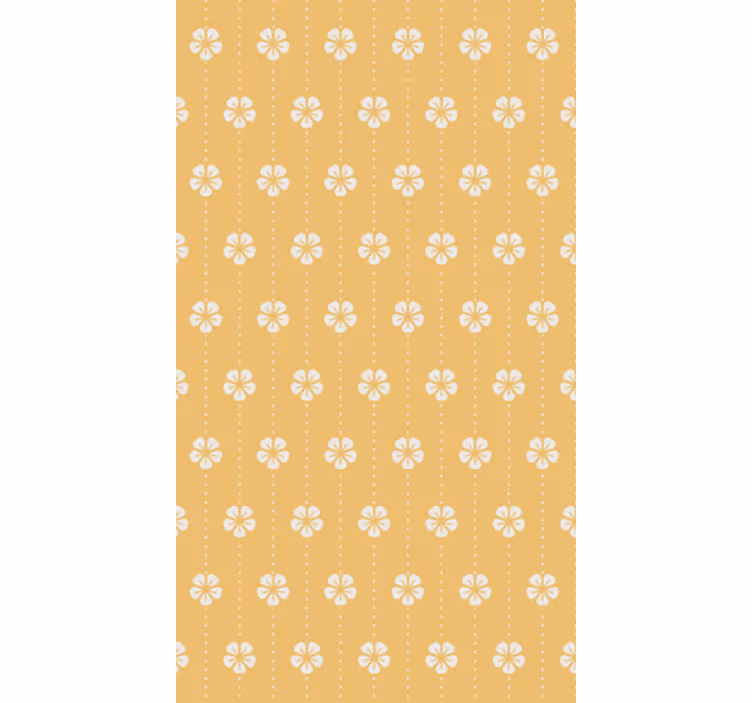Carta da parati soggiorno motivo floreale elegante - TenStickers