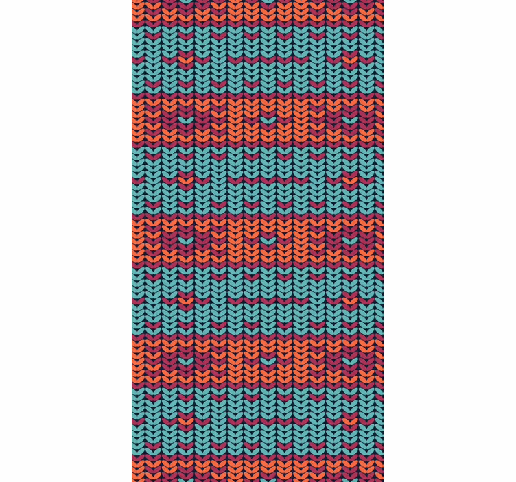 Carta da parati soggiorno righe multicolori fibra naturale - TenStickers