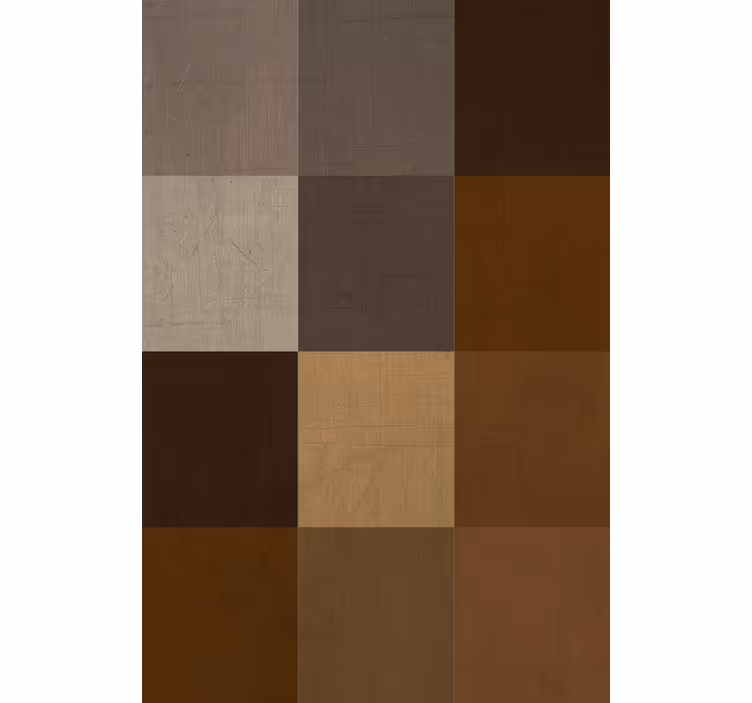 Carta da parati soggiorno superficie a patchwork - TenStickers