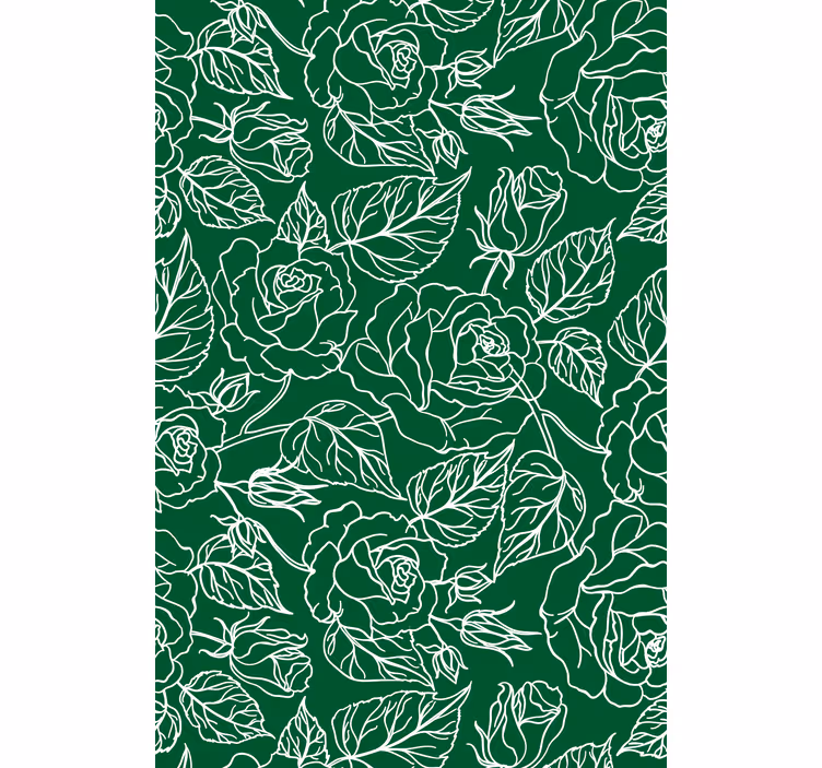 Carta da parati soggiorno composizione botanica elegante - TenStickers
