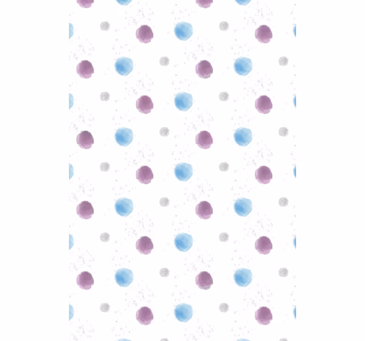 Carta da parati soggiorno cerchi colorati vivaci - TenStickers