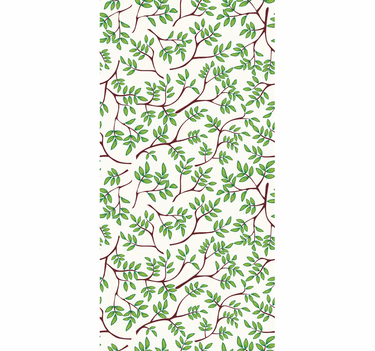 Carta da parati alberi motivo rami sottili - TenStickers