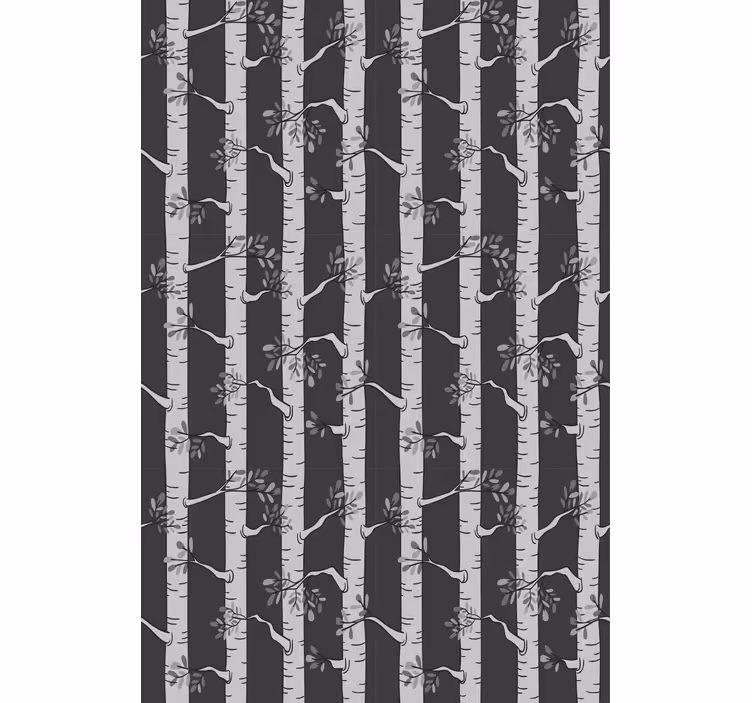 Carta da parati alberi alberi luminosi stile scandinavo - TenStickers