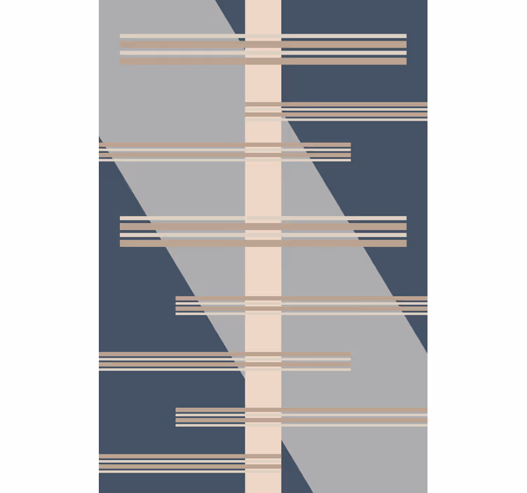Carta da parati moderna tema linee geometriche - TenStickers