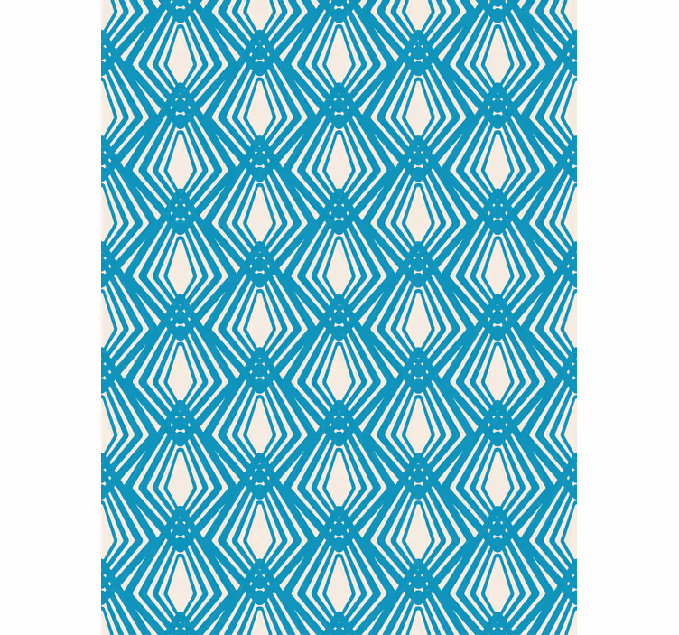 Carta da parati moderna design astratto blu minimalista - TenStickers