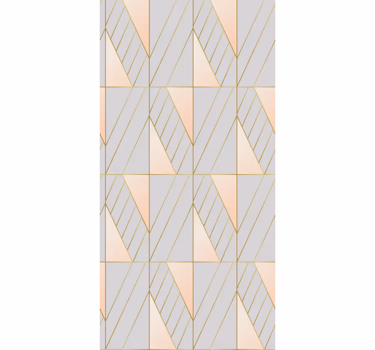 Carta da parati moderna linee geometriche - TenStickers