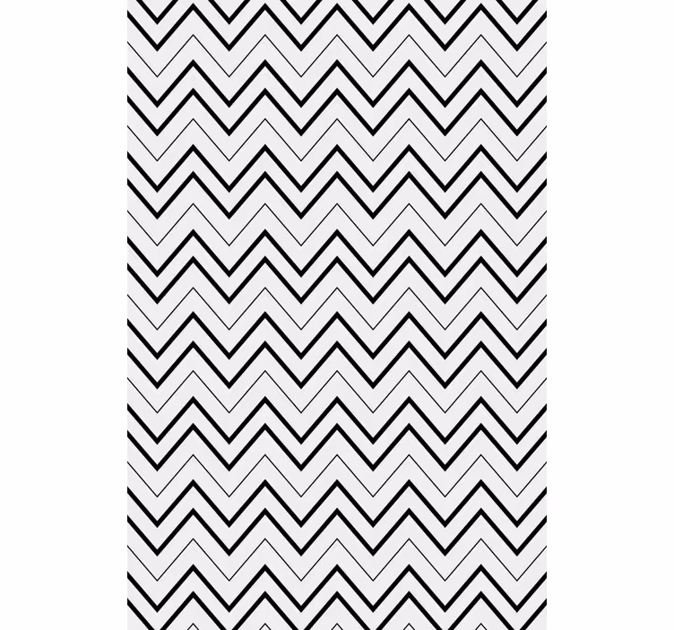Carta da parati moderna motivo zigzag geometrico - TenStickers