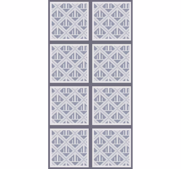 Carta da parati moderna sezioni a motivi geometrici - TenStickers