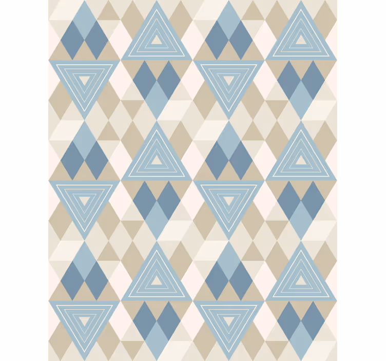 Carta da parati moderna motivo triangoli geometrici - TenStickers