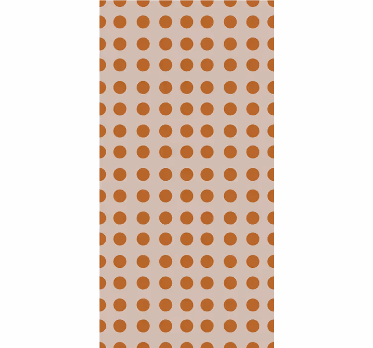 Carta da parati moderna a pois marroni - TenStickers